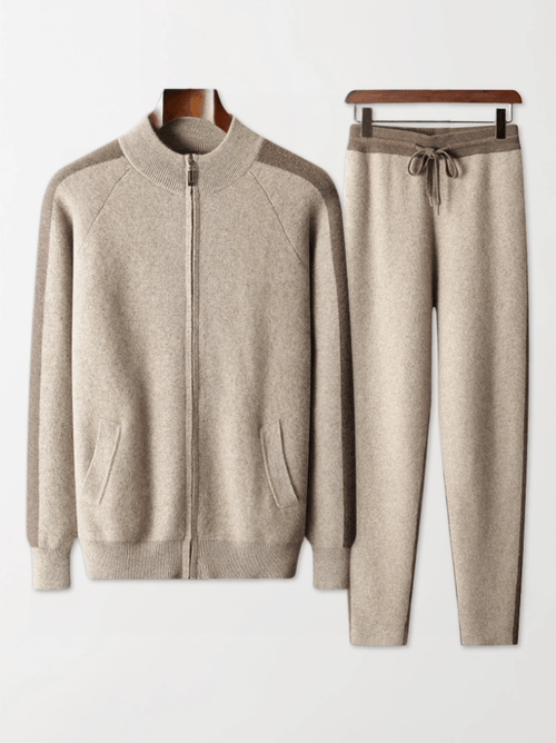 Calvin Hart Cashmere Multi-Color Jogger Set