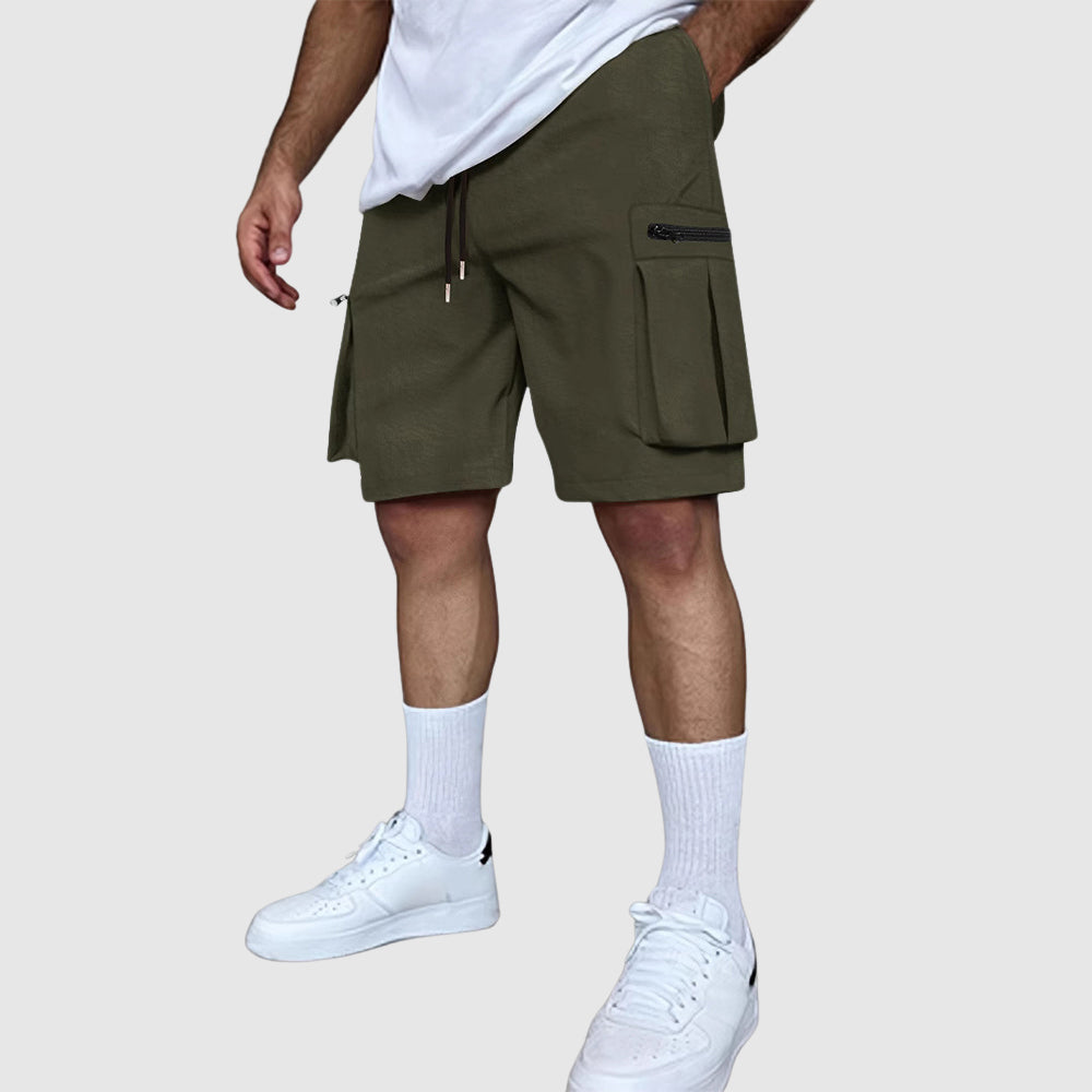 Alessandro Veneti Durable Field Cargo Shorts Ash & Harbor