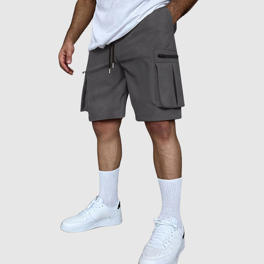 Alessandro Veneti Durable Field Cargo Shorts Ash & Harbor