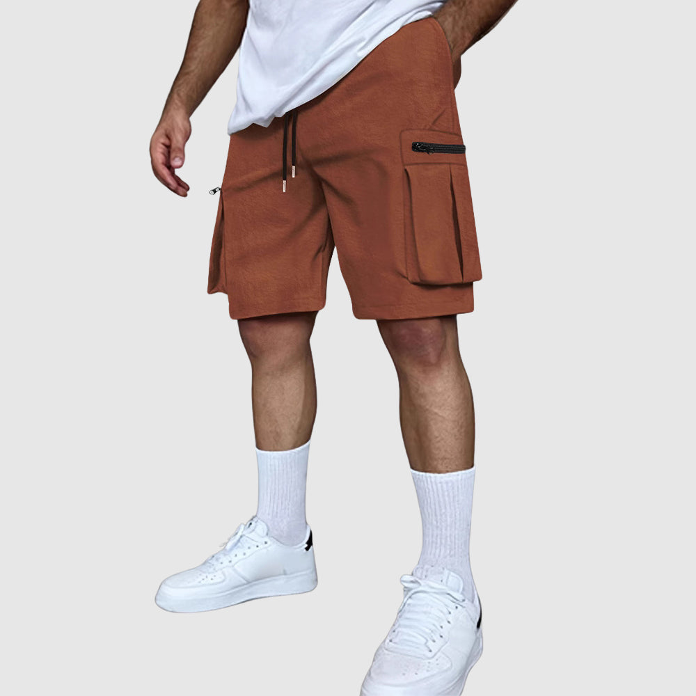 Alessandro Veneti Durable Field Cargo Shorts Ash & Harbor