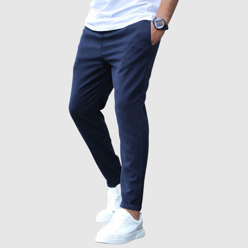 Alessandro Veneti Stretch Drawstring Pants Ash & Harbor