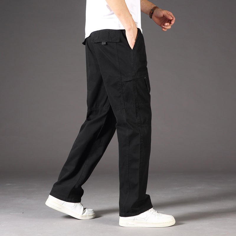 Alessandro Veneti Timberline Cargo Trousers Ash & Harbor