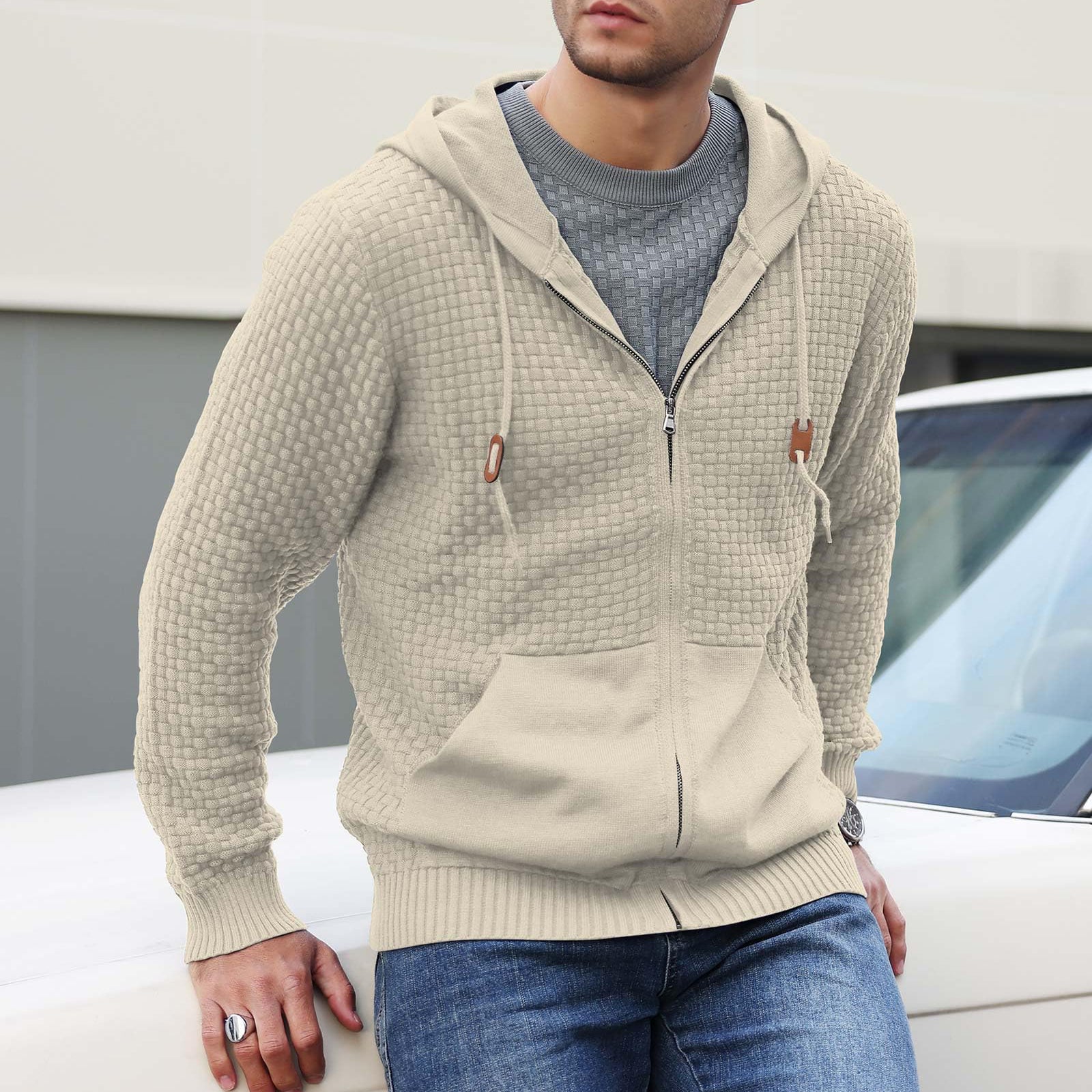 Alessandro Veneti Urban Artisan Hoodie Ash & Harbor