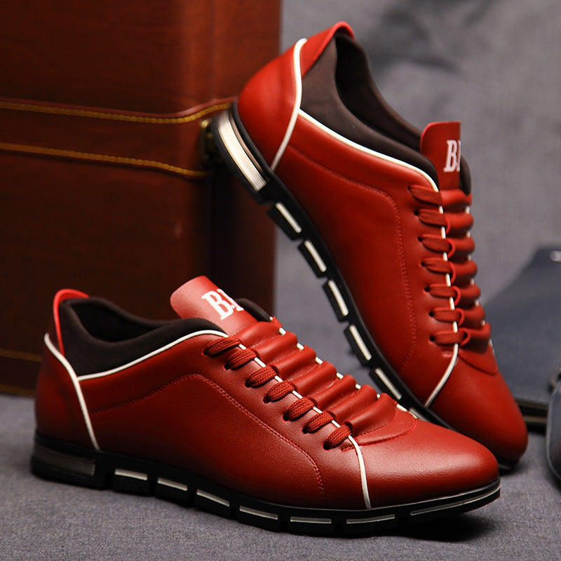 Brave Fusion Leather Sneakers Ash & Harbor