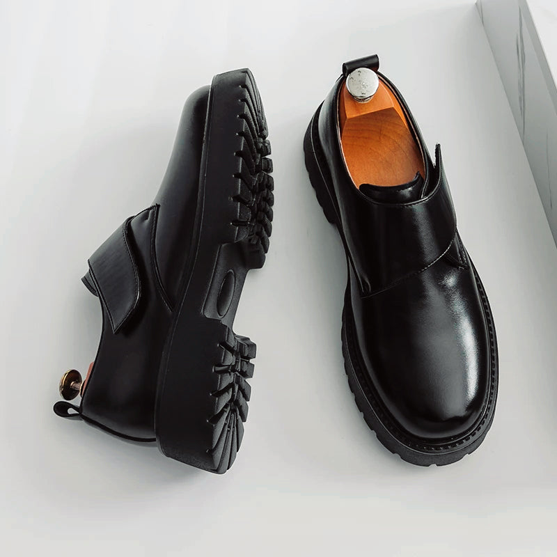 Caldwell Chunky Leather Shoes Ash & Harbor