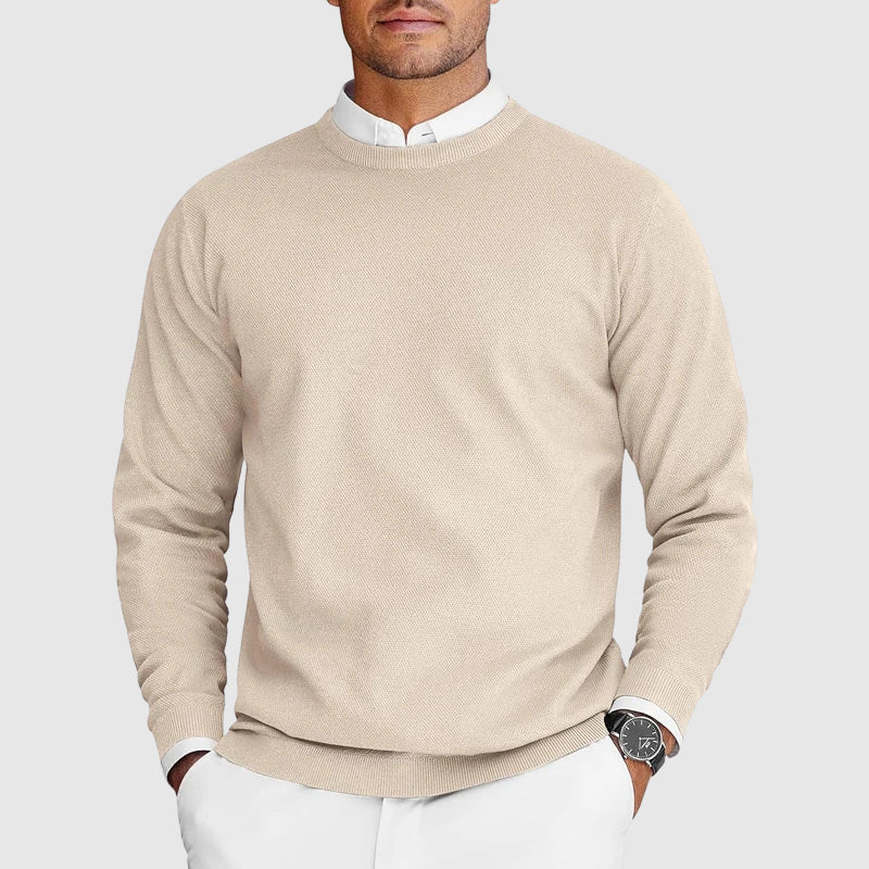 Everyday Casual Men’s Crew Neck Sweater Ash & Harbor