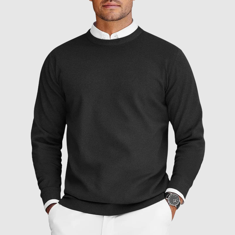 Everyday Casual Men’s Crew Neck Sweater Ash & Harbor