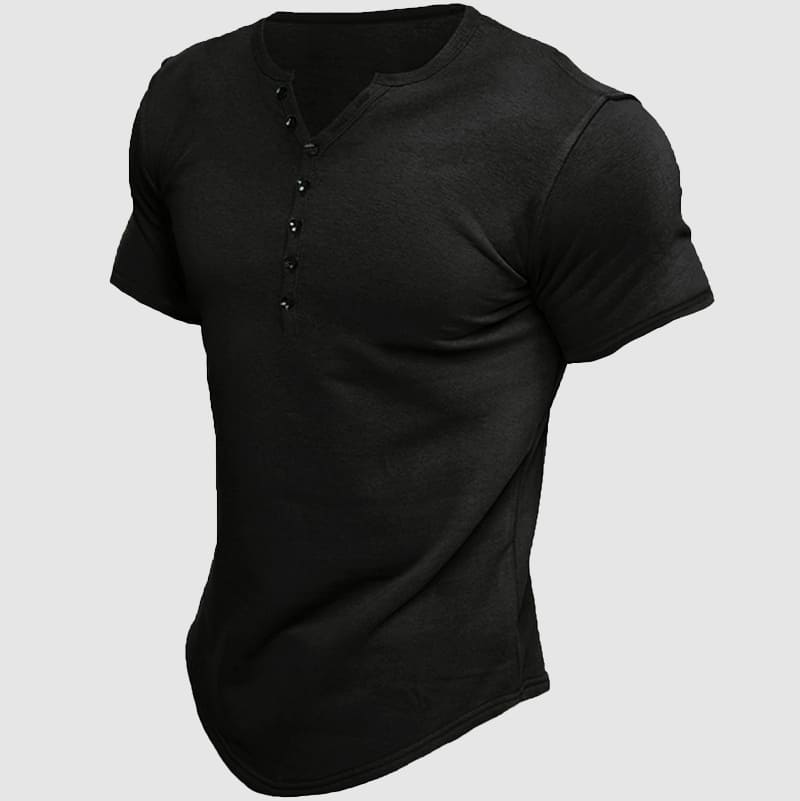 Felix Grant Boss Henley T-Shirt Ash & Harbor