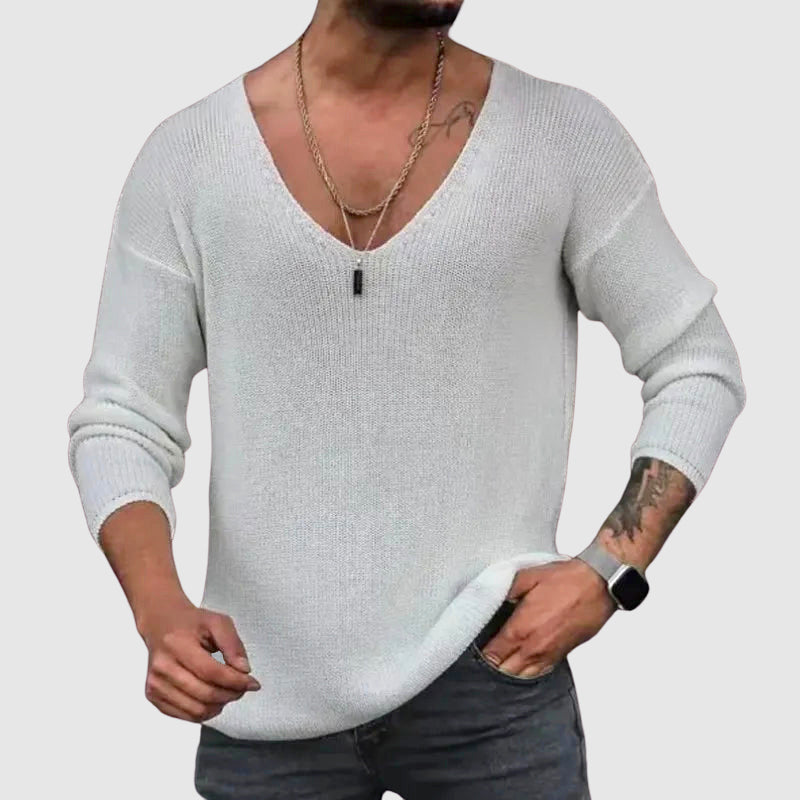 Felix Grant Essential V-Neck Shirt Ash & Harbor