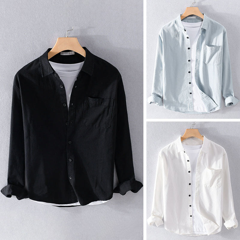 Felix Grant Everyday Cotton Shirt Ash & Harbor