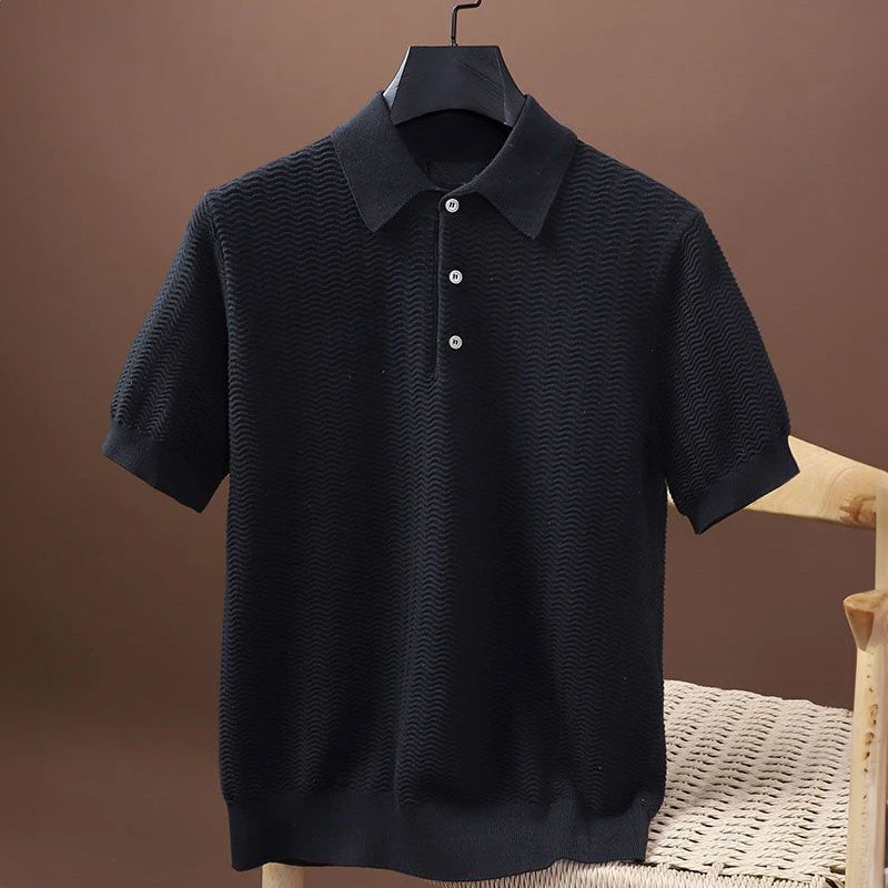 Felix Grant Summer Polo Shirt Ash & Harbor