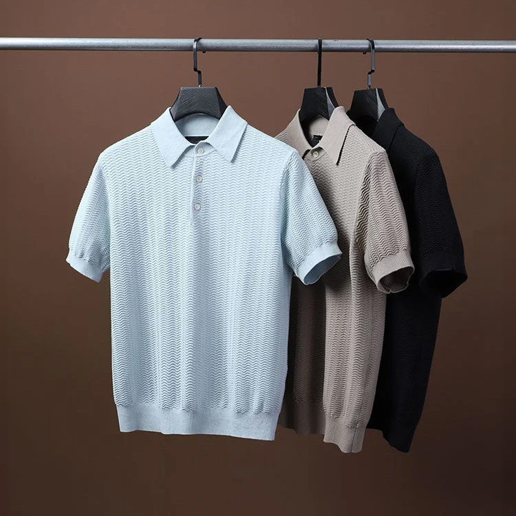 Felix Grant Summer Polo Shirt Ash & Harbor