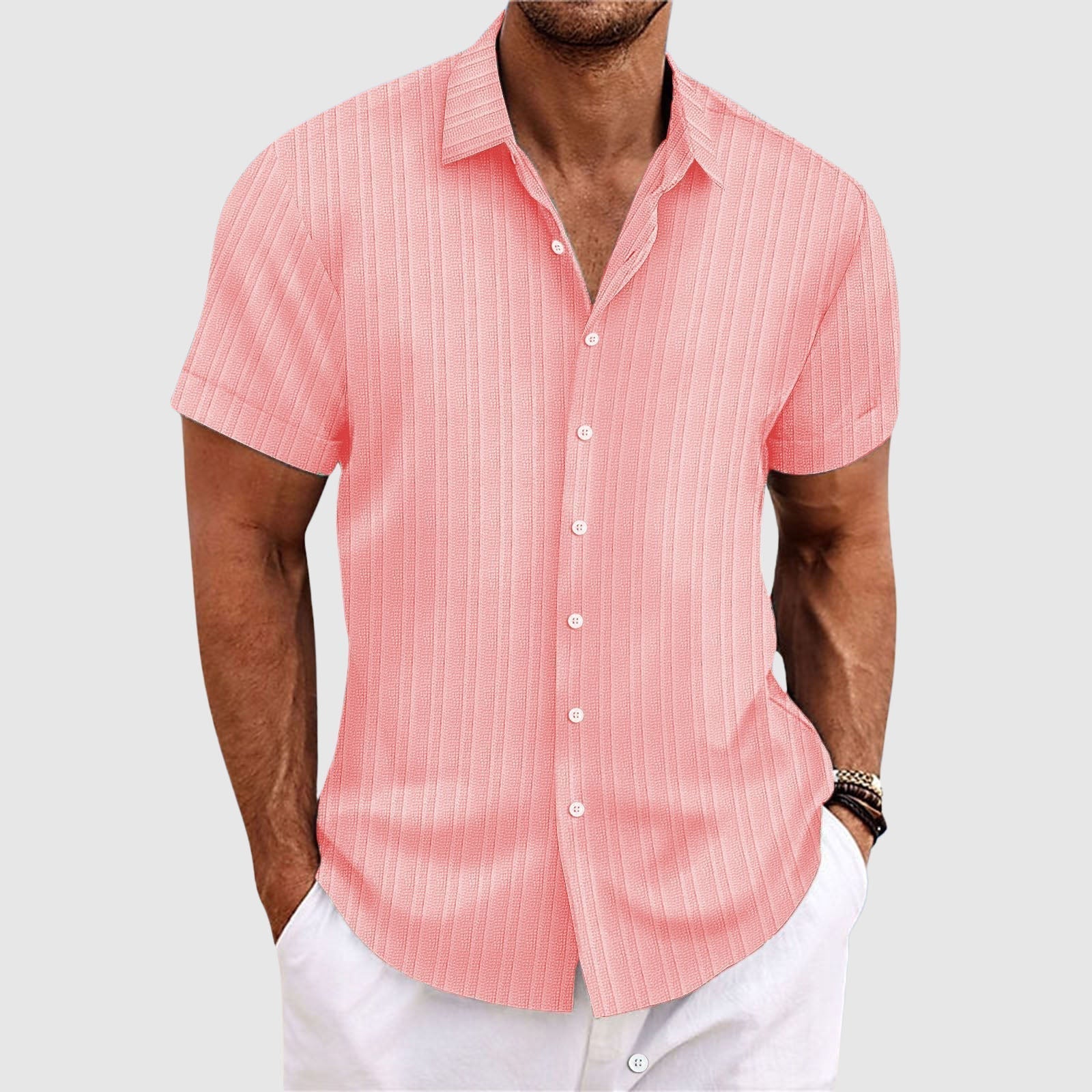 Felix Grant Summit Stripe Shirt Ash & Harbor