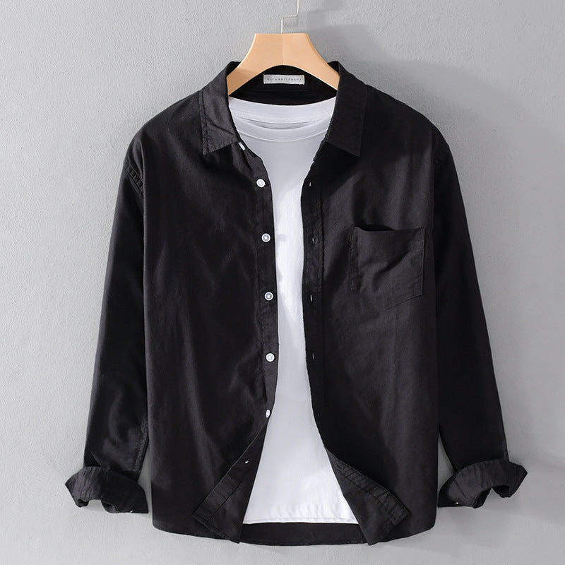 Felix Grant Weekend Cotton Shirt Ash & Harbor