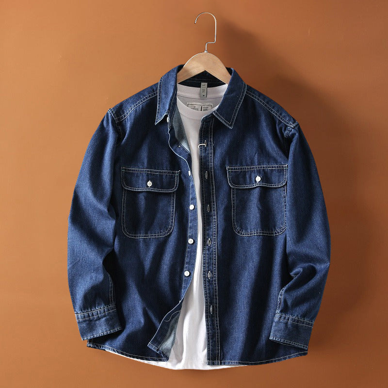 François Blanchet Retro Denim Shirt Ash & Harbor