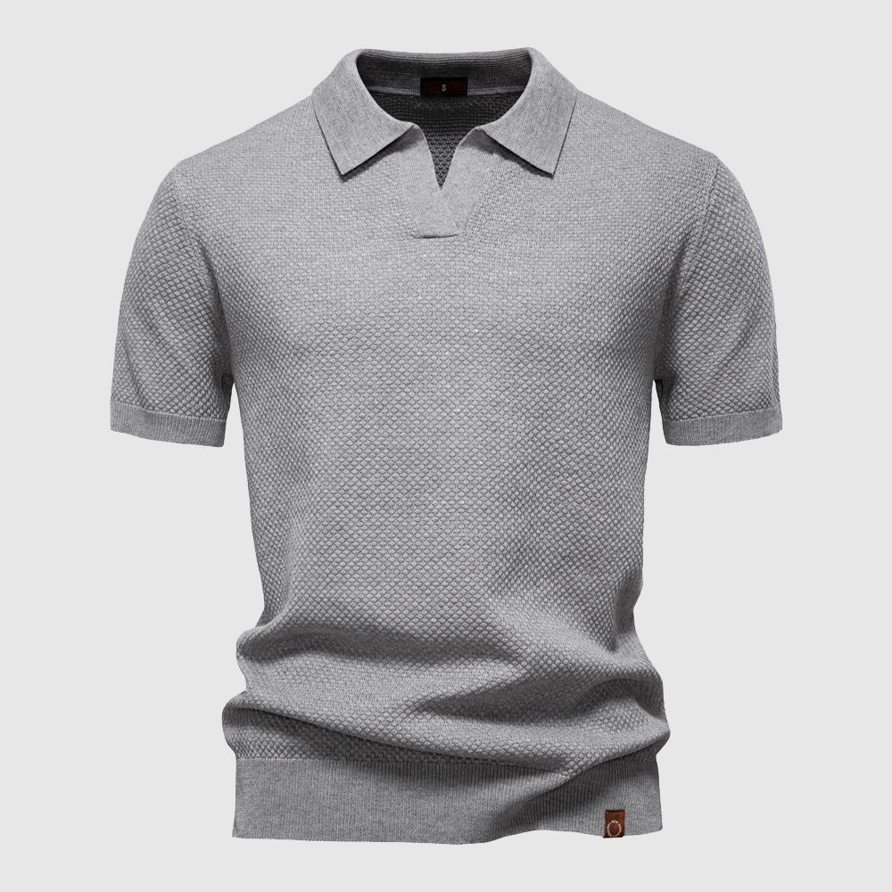 L'Eleganza di Milano Polo Shirt by Lorenzo Vitali Ash & Harbor