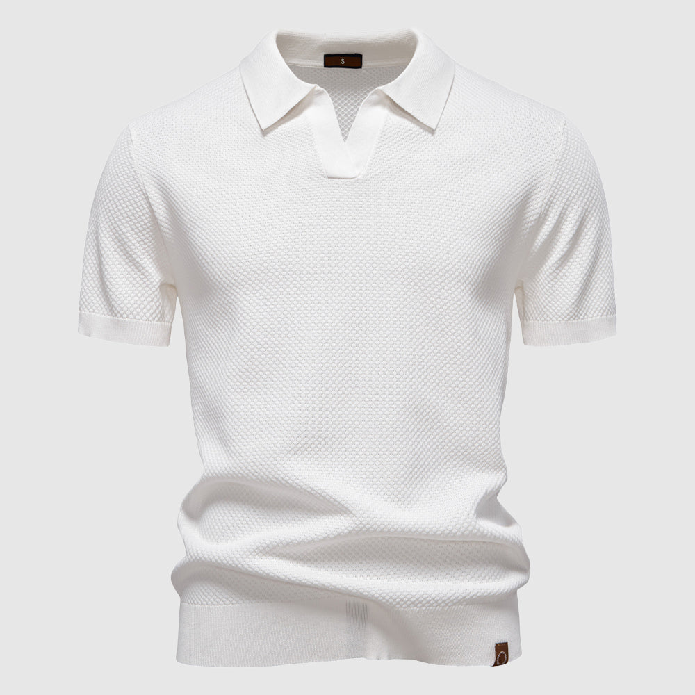 L'Eleganza di Milano Polo Shirt by Lorenzo Vitali Ash & Harbor