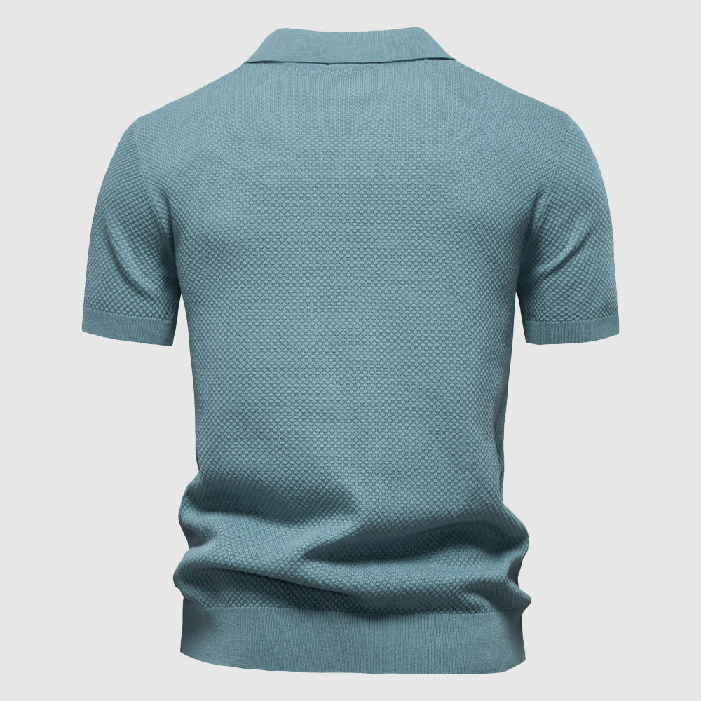 L'Eleganza di Milano Polo Shirt by Lorenzo Vitali Ash & Harbor