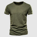 Lorenzo Vitali Cotton Crew Neck T-Shirt Ash & Harbor