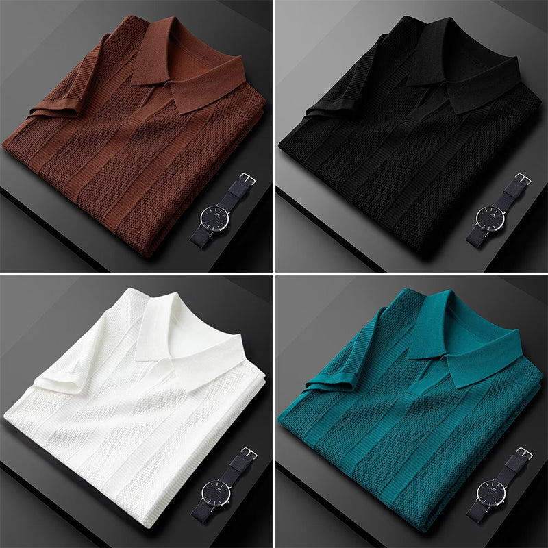 Lorenzo Vitali Edge Polo Shirt Ash & Harbor