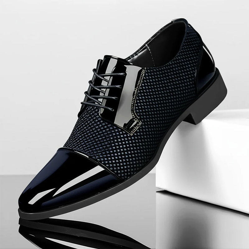 Lorenzo Vitali Lace-Up Dress Shoes Ash & Harbor