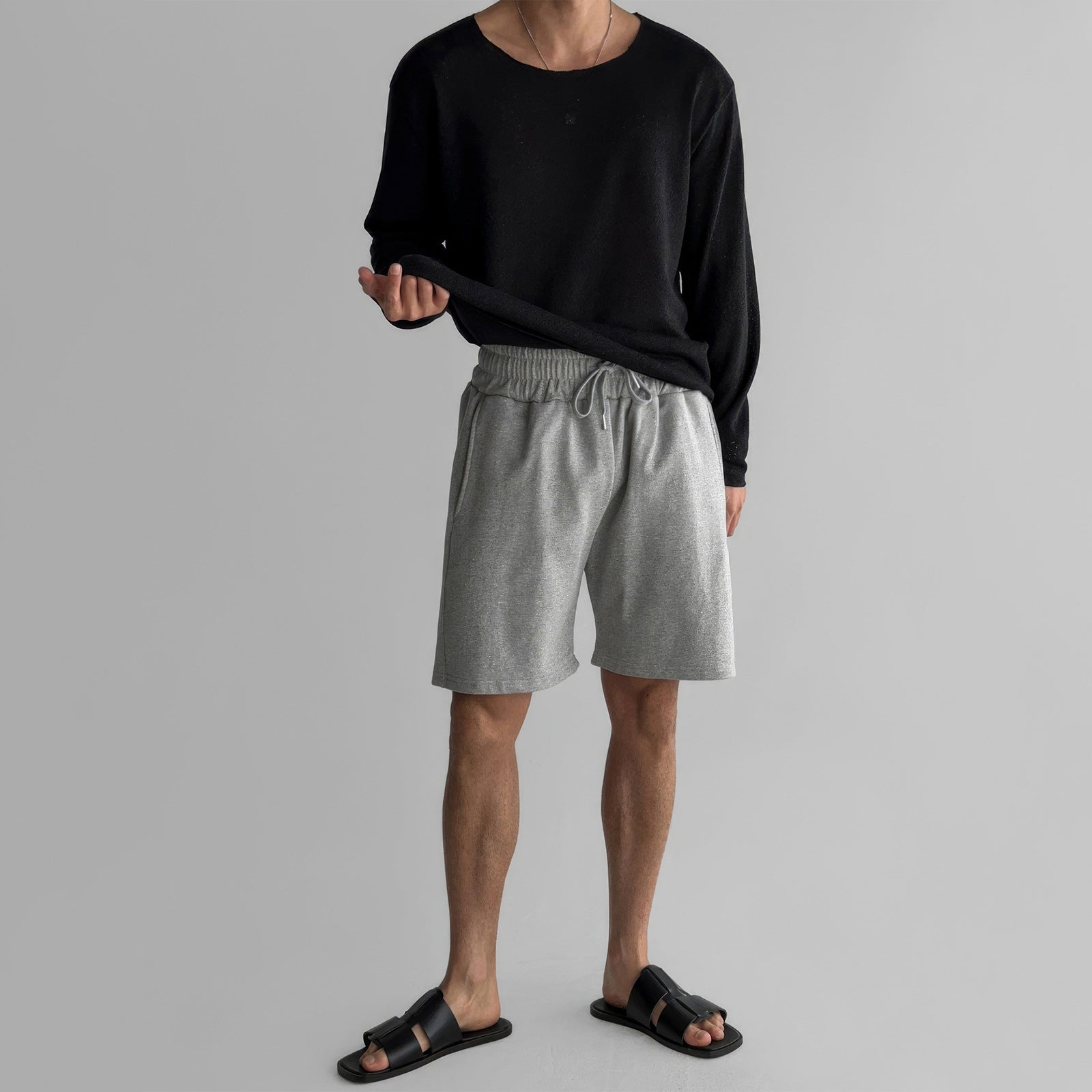 Lorenzo Vitali Solace Knit Shirt Ash & Harbor