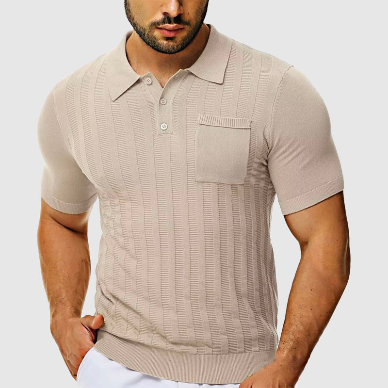 Lorenzo Vitali Tuscany Polo Shirt Ash & Harbor