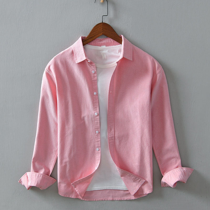 Lorenzo Vitali Uomo Casuale Shirt Ash & Harbor