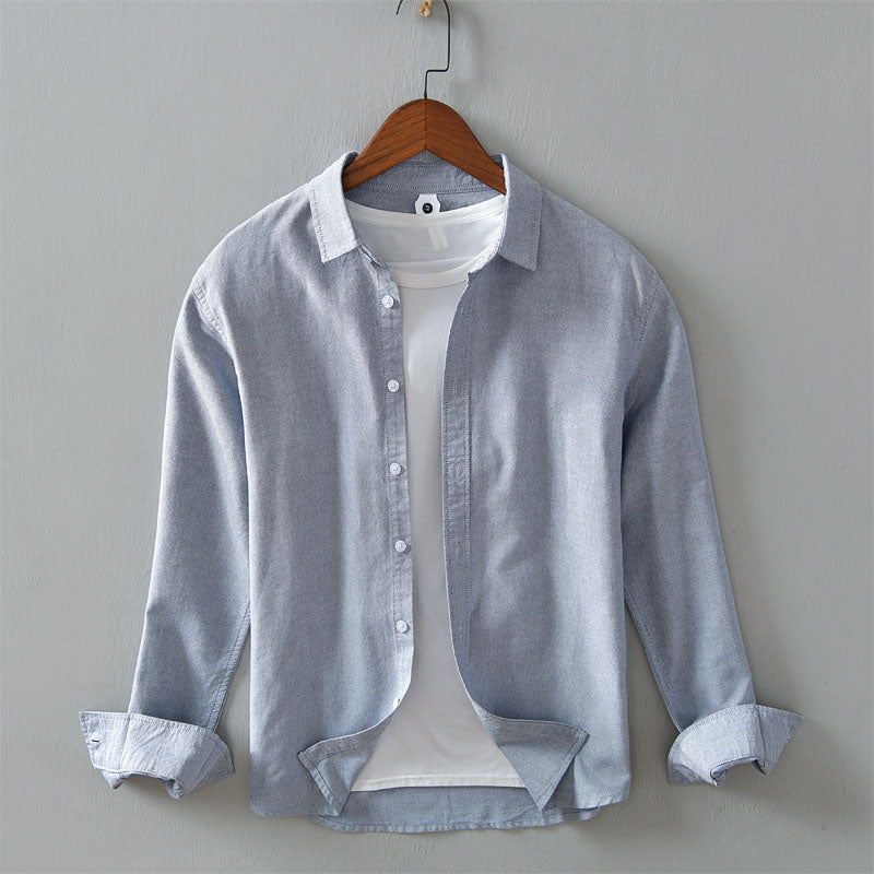 Lorenzo Vitali Uomo Casuale Shirt Ash & Harbor