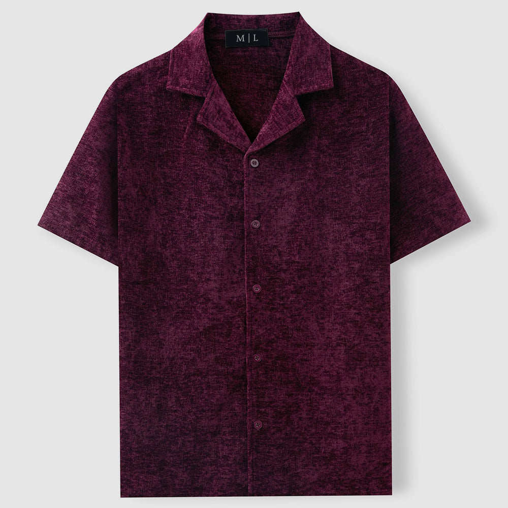 Lorenzo Vitali Velvet Retro Shirt Ash & Harbor