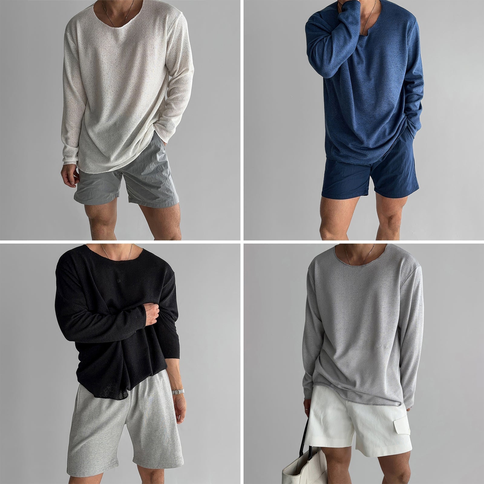 Lorenzo Vitali Solace Knit Shirt Ash & Harbor