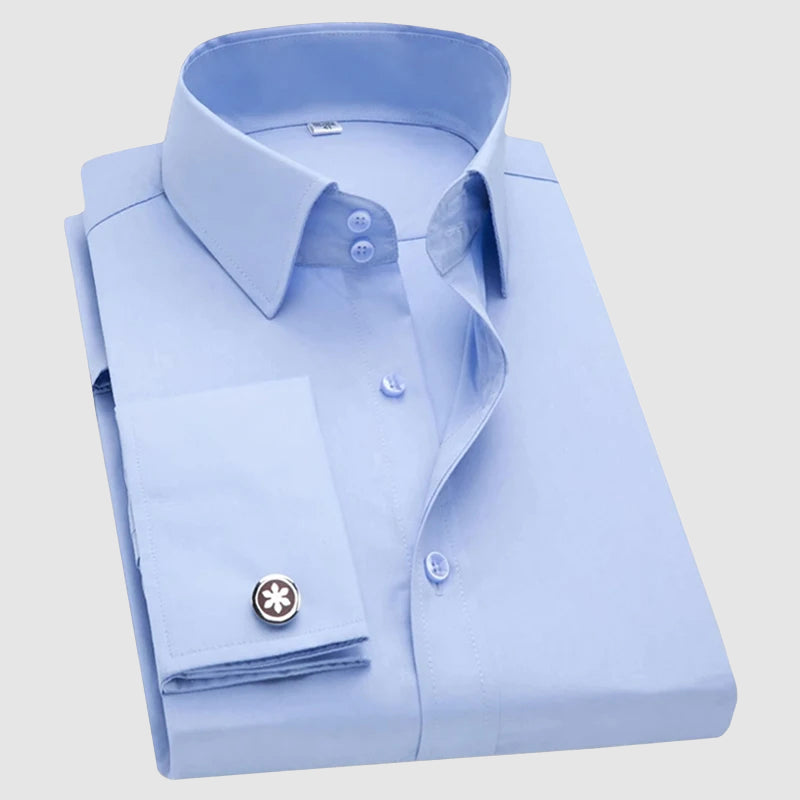 Men’s Dress Shirt with French Cuffs Ash & Harbor