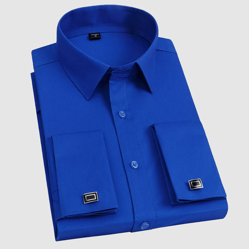 Men’s Dress Shirt with French Cuffs Ash & Harbor