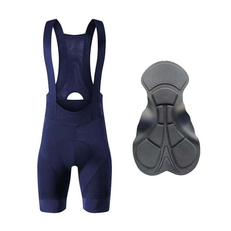 Performance Mesh Cycling Bib Shorts with 3D Pad Ash & Harbor