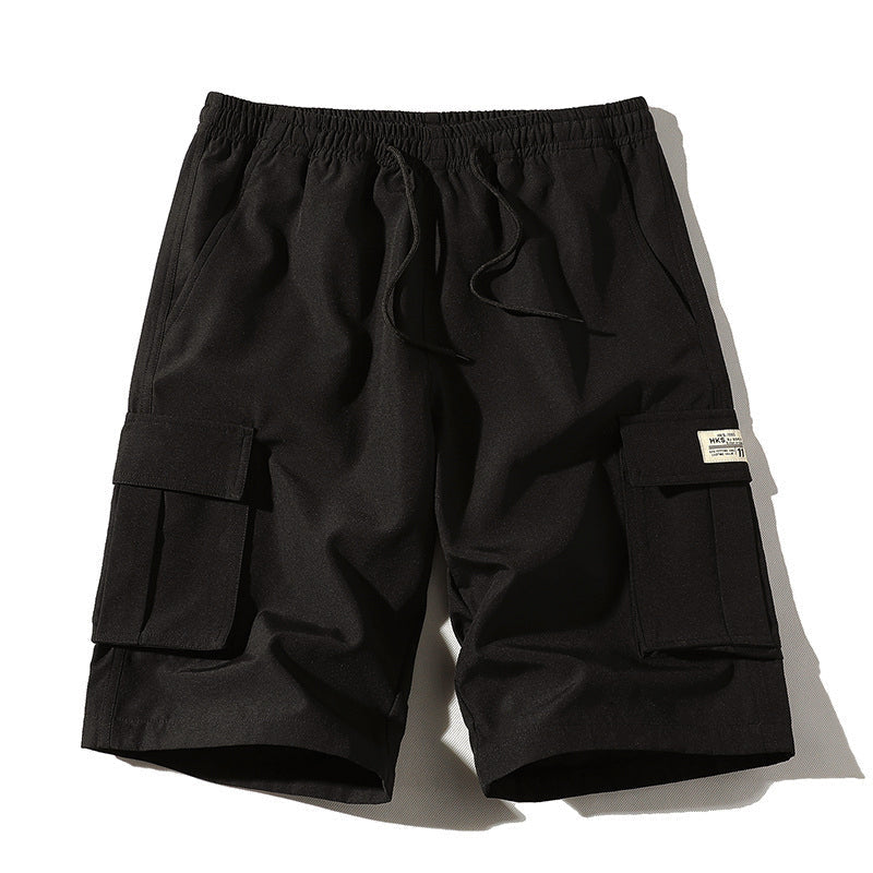 Roberto Russo Drawstring Cargo Shorts Ash & Harbor