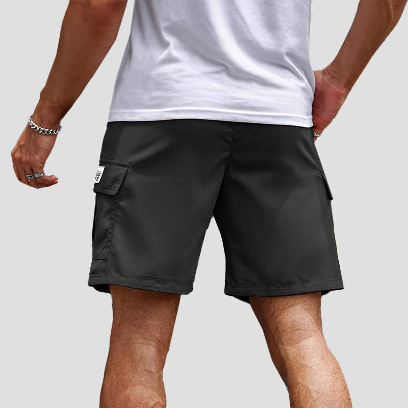 Roberto Russo Drawstring Cargo Shorts Ash & Harbor