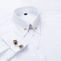 Roberto Russo Formal Shirt with French Cuffs Ash & Harbor