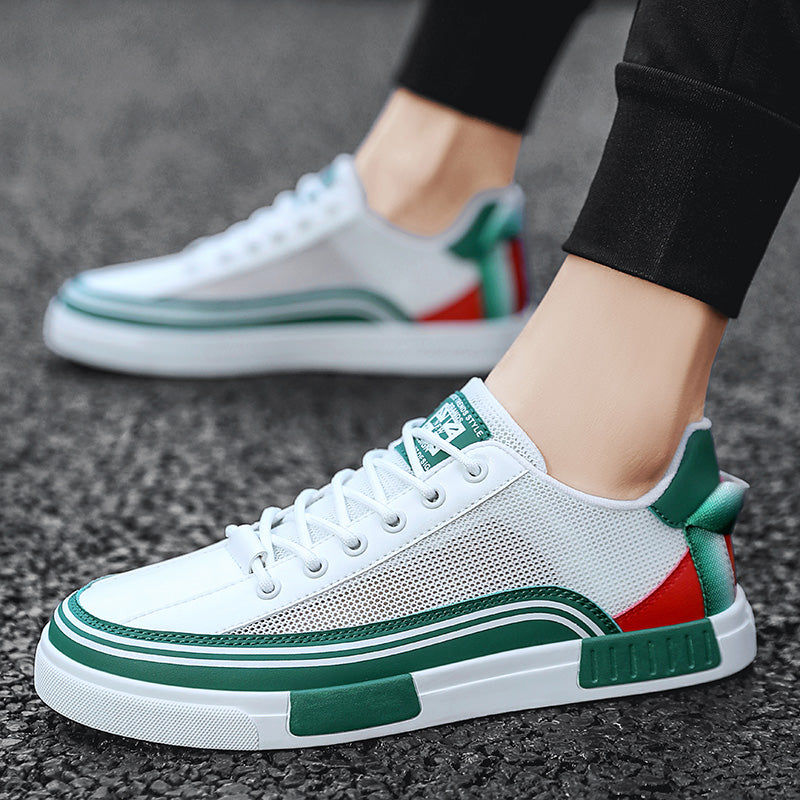 Roberto Russo Low-Top Sneakers with Mesh Panels Ash & Harbor