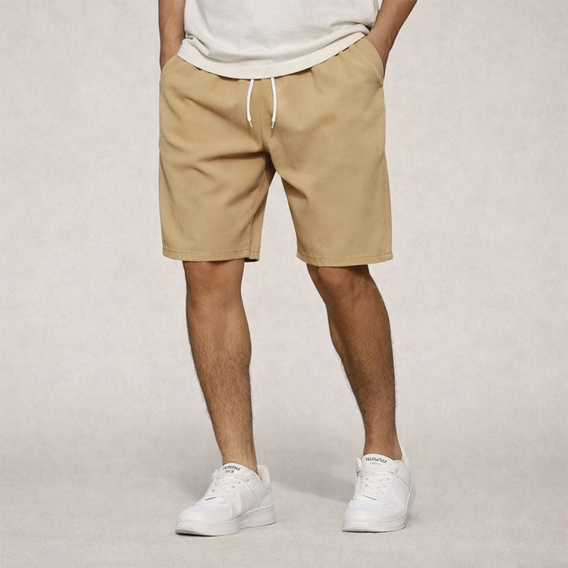 Roberto Russo Mid-Length Casual Shorts Ash & Harbor