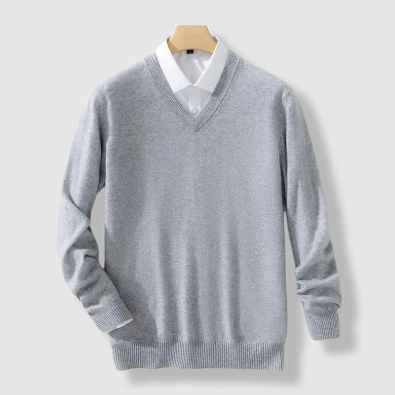 Roberto Russo Opulent Cashmere Sweater Ash & Harbor