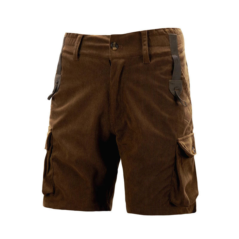 Roberto Russo Outdoor Corduroy Cargo Shorts Ash & Harbor