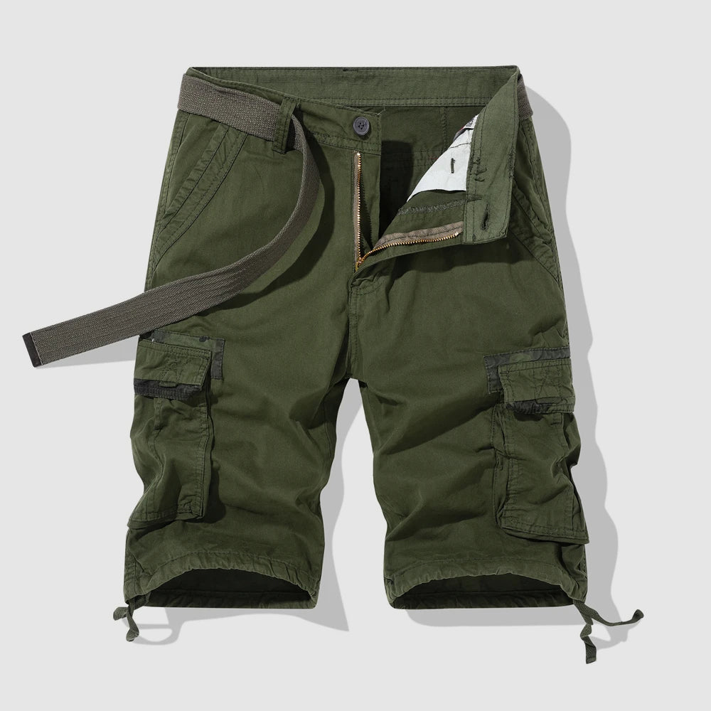Roberto Russo Safari Cargo Shorts Ash & Harbor