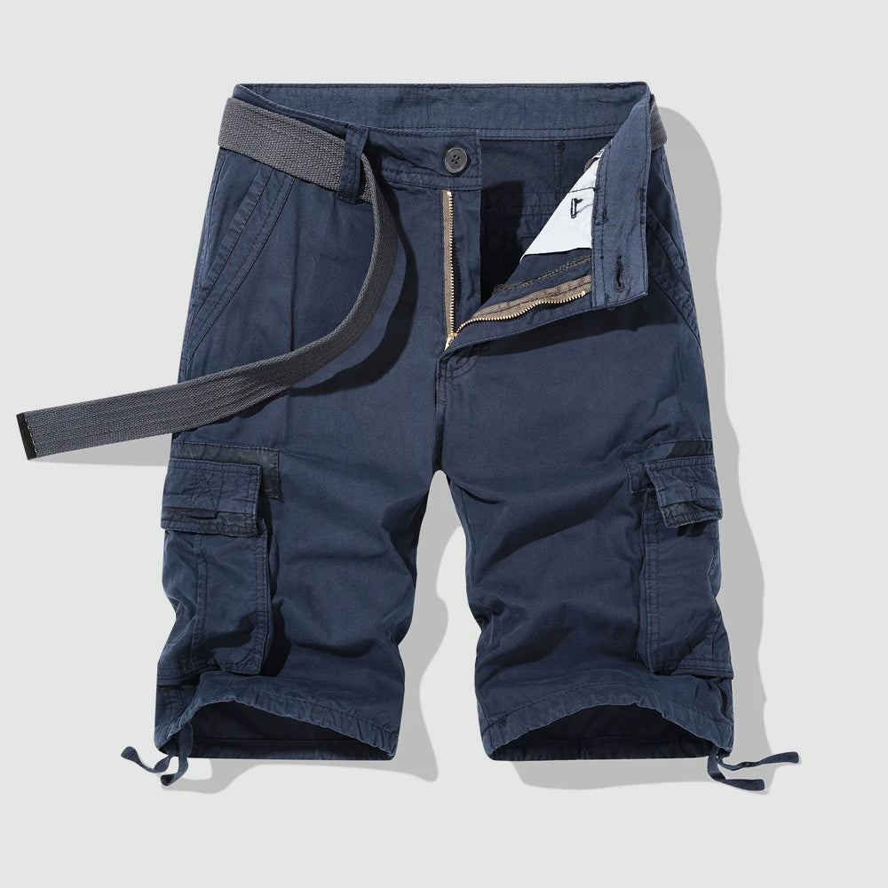 Roberto Russo Safari Cargo Shorts Ash & Harbor