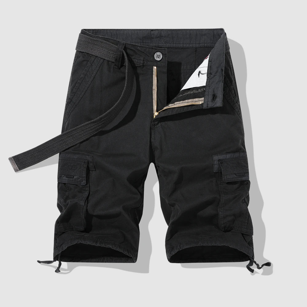 Roberto Russo Safari Cargo Shorts Ash & Harbor