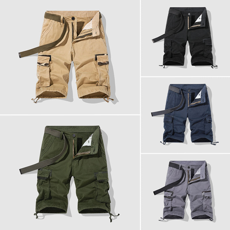 Roberto Russo Safari Cargo Shorts Ash & Harbor