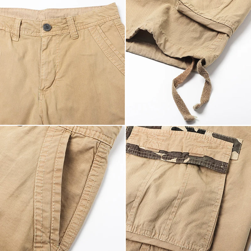 Roberto Russo Safari Cargo Shorts Ash & Harbor