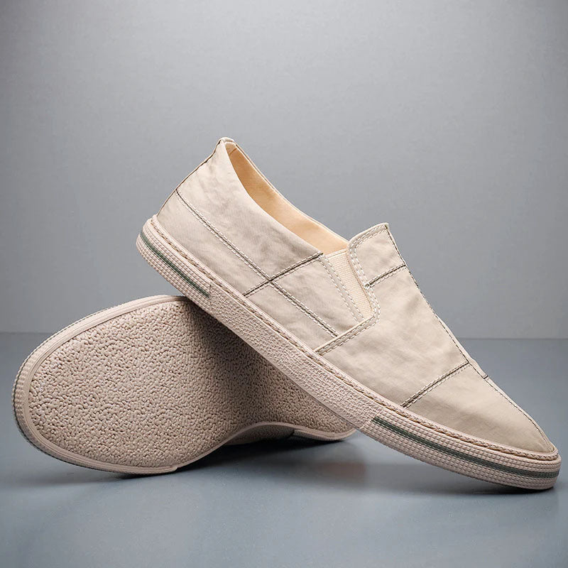 Roberto Russo Slip-On Canvas Shoes Ash & Harbor