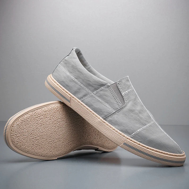 Roberto Russo Slip-On Canvas Shoes Ash & Harbor