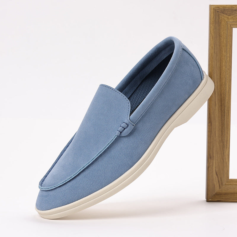 Roberto Russo Slip-On Loafers with Stitch Vamp Ash & Harbor