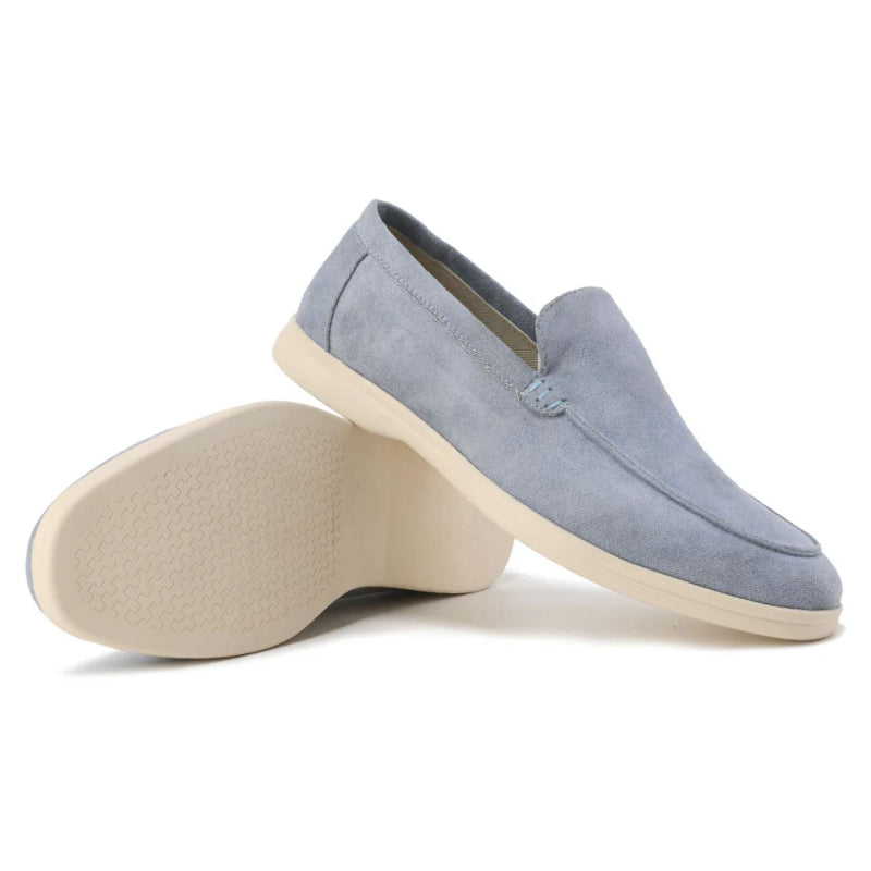 Roberto Russo Suede Moccasin Loafers Ash & Harbor